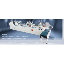 HH-658 Automatic Muti-functional Crash Lock Bottom Folder Gluer(Double-Level)