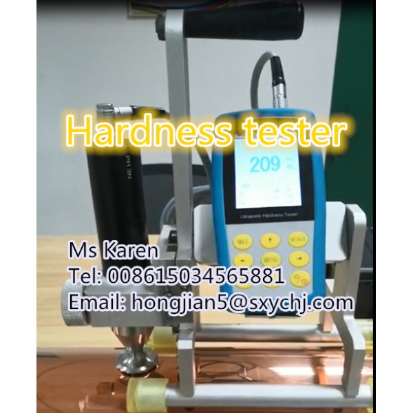 Hardness tester for test copper layer and chrome layer's hardness rotogravure cylinder making