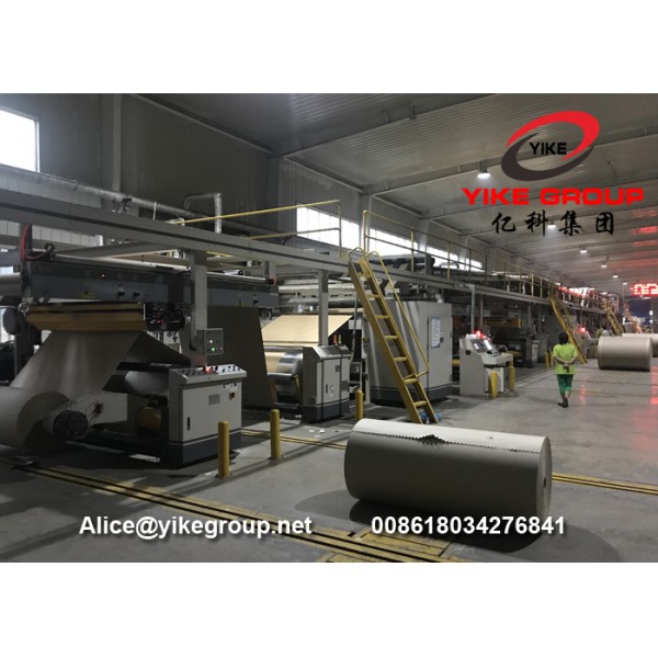 3 Ply Automatic Corrugated Cardboard Production Line