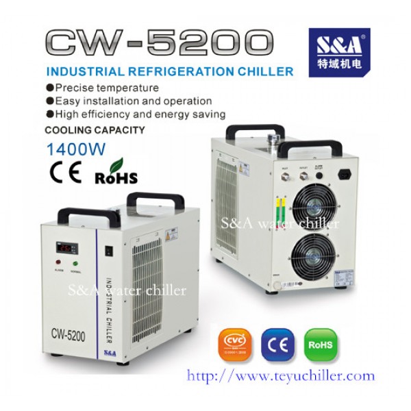 CNC Cutting Systems water chiller S&A brand