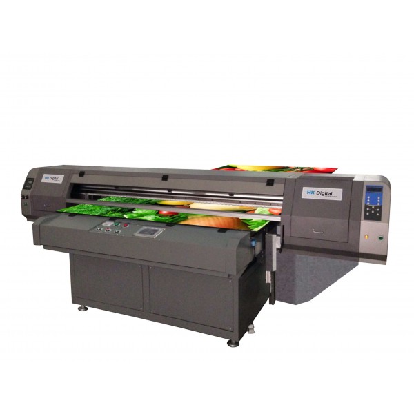 1.8 m x 2.5m UV LED Flatbed printer