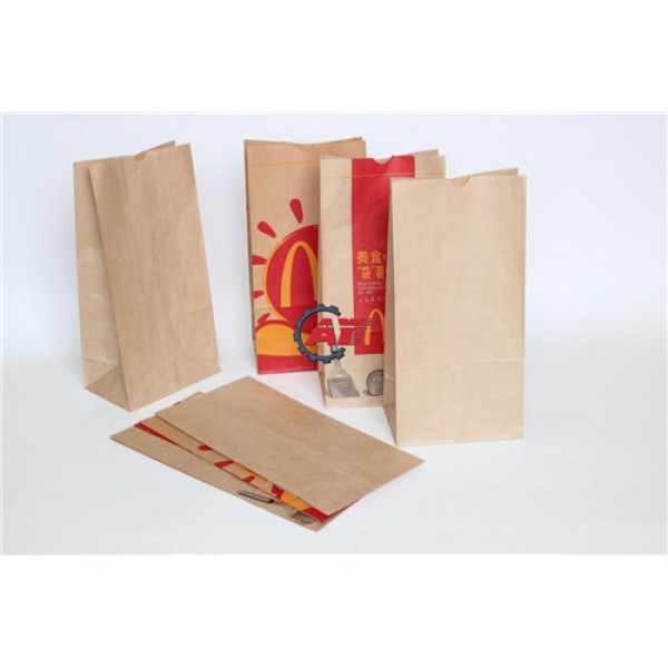 high quality greaseproof brown kraft paper bag for food