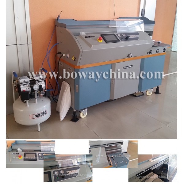 BW-T9 automatic Pneumatic EVA glue binding machine