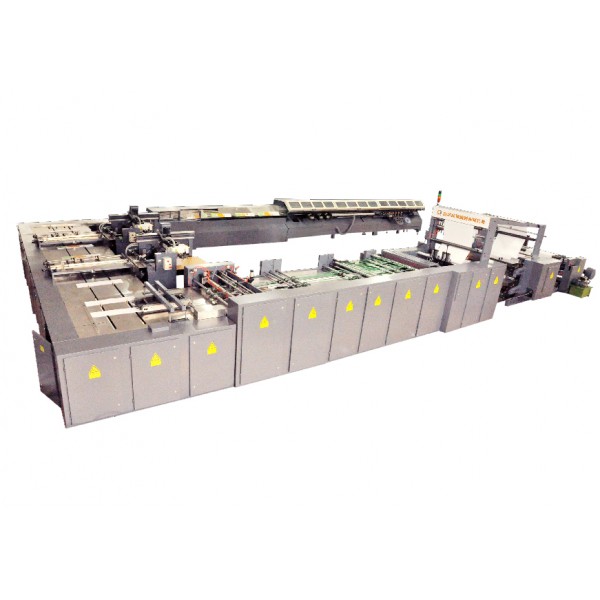 igh-speed wireless web flexo cold glue binding Production Line