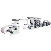 (Dual paper path Flying up) web flexo high-speed wire saddle Production Line