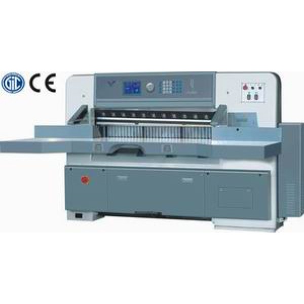 QZK1300CD-5 Program control single hydraulic single worm wheel paper cutting machine