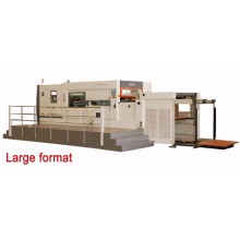 MZ1500S Large format top feeder automatic die cutting machine with stripping section