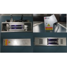 Offset UV light curing system