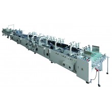 Automatic folding and gluing machine