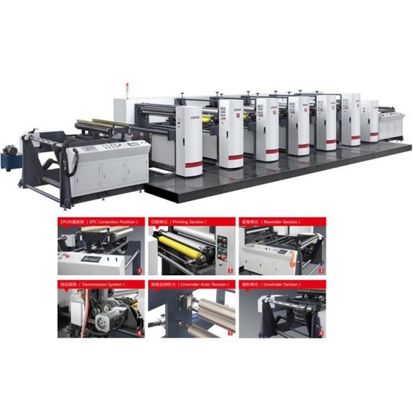 JZYS-D High Speed Flexographic Printing Machine