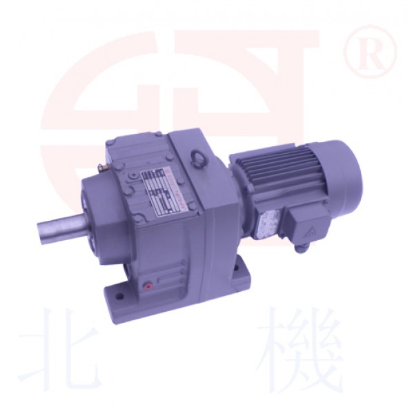 Helical gear reducer