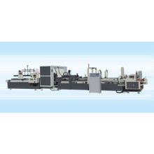 Automatic folder gluer and stitcher machine