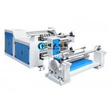 QFJ B three layer joint rewinding cutting machine