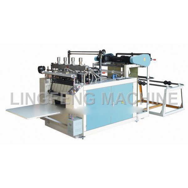 Computer control Double line Single photocell T-shirt bag making machine