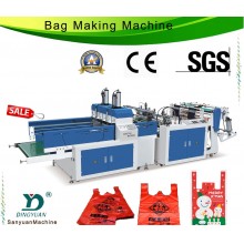 FQG450 2 Lines model computer hot sealing and hot cutting bag making machine