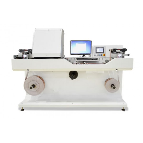 Roll inspection machine with QR code module option FS-MAMBA-R350