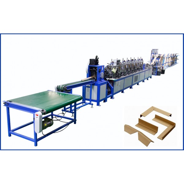 Paper angle protector machine