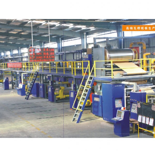 High-end corrugated cardboard production line
