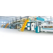 High speed corrugated production line