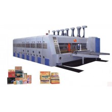 High speed automatic printing slotting and die cutting machine