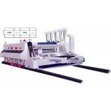 High speed automatic printing and slotting machine