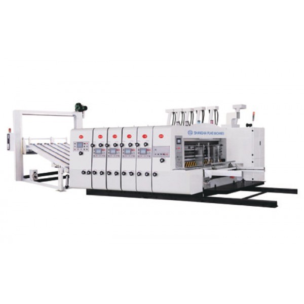 SP-HIGH SPEED FLEXO PRINTING SLOTTING AND ROTARY DIE CUTTING MACHINE