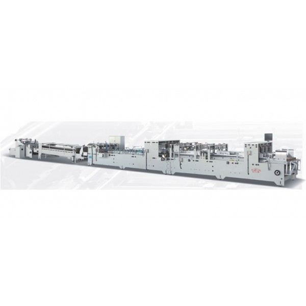 High-speed automatic box gluing machine