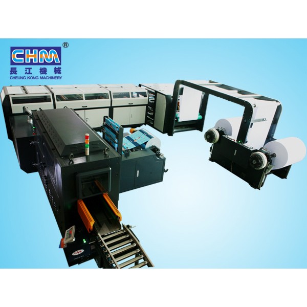 A4 copy paper sheeting and wrapping machine