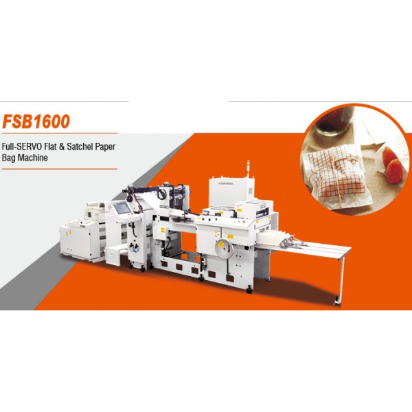 FSB1600 Full-SERVO  Flat & Satchel Paper Bag Machine